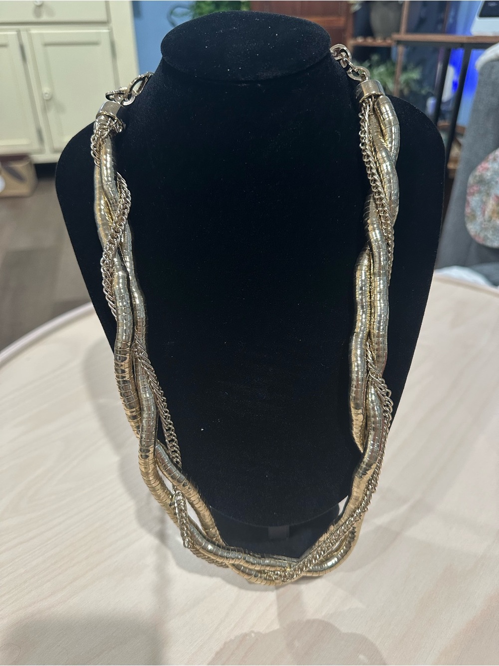 Chico's Vintage Carly Single Multi-Strand Necklace New With Tags